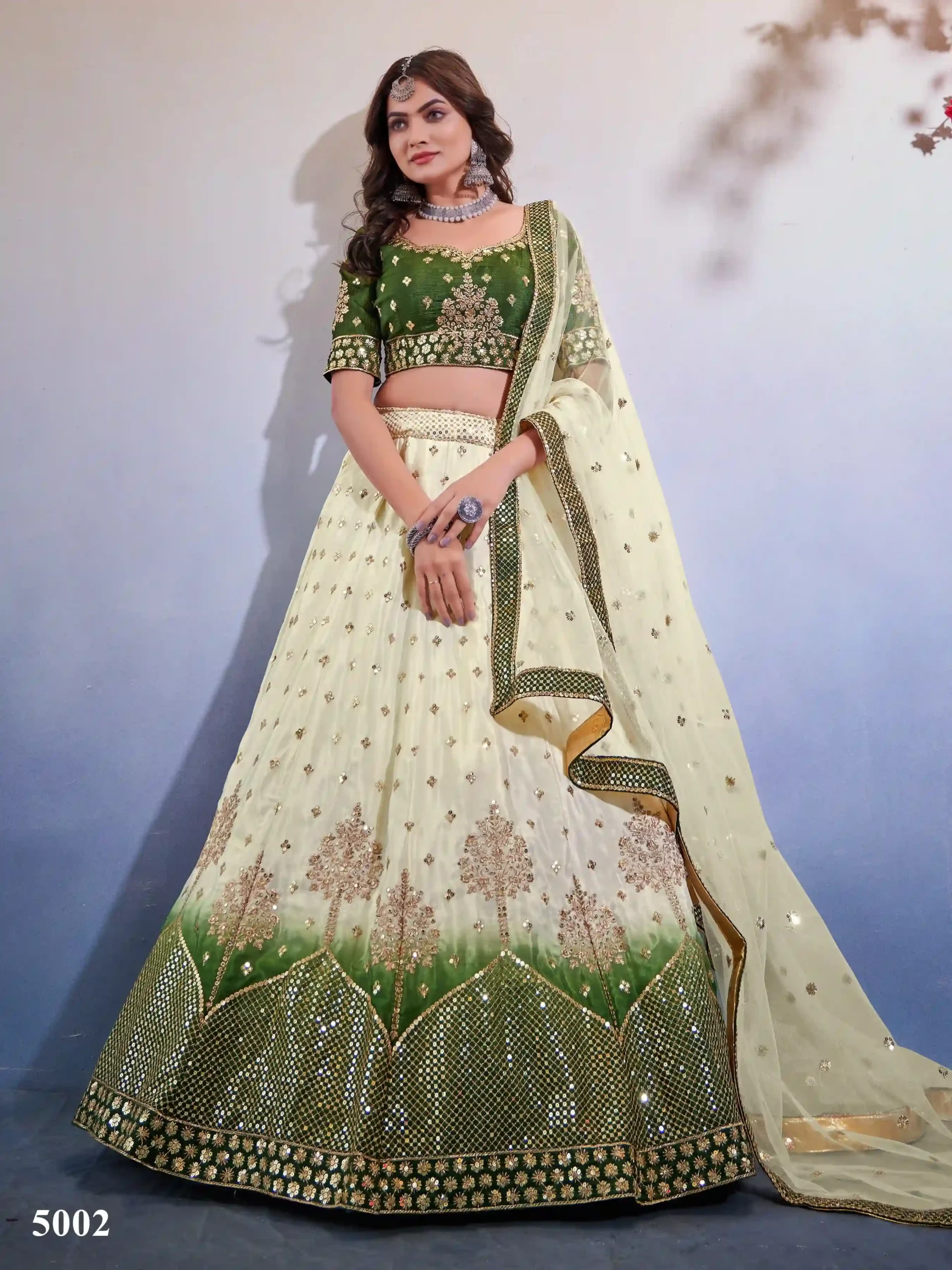 Anantesh Occations Vol 1 Premium Chinnon Wholesale Lehenga Catalog — Wholesale Lehenga, MPA wholesale from Surat - Gallery Image 2